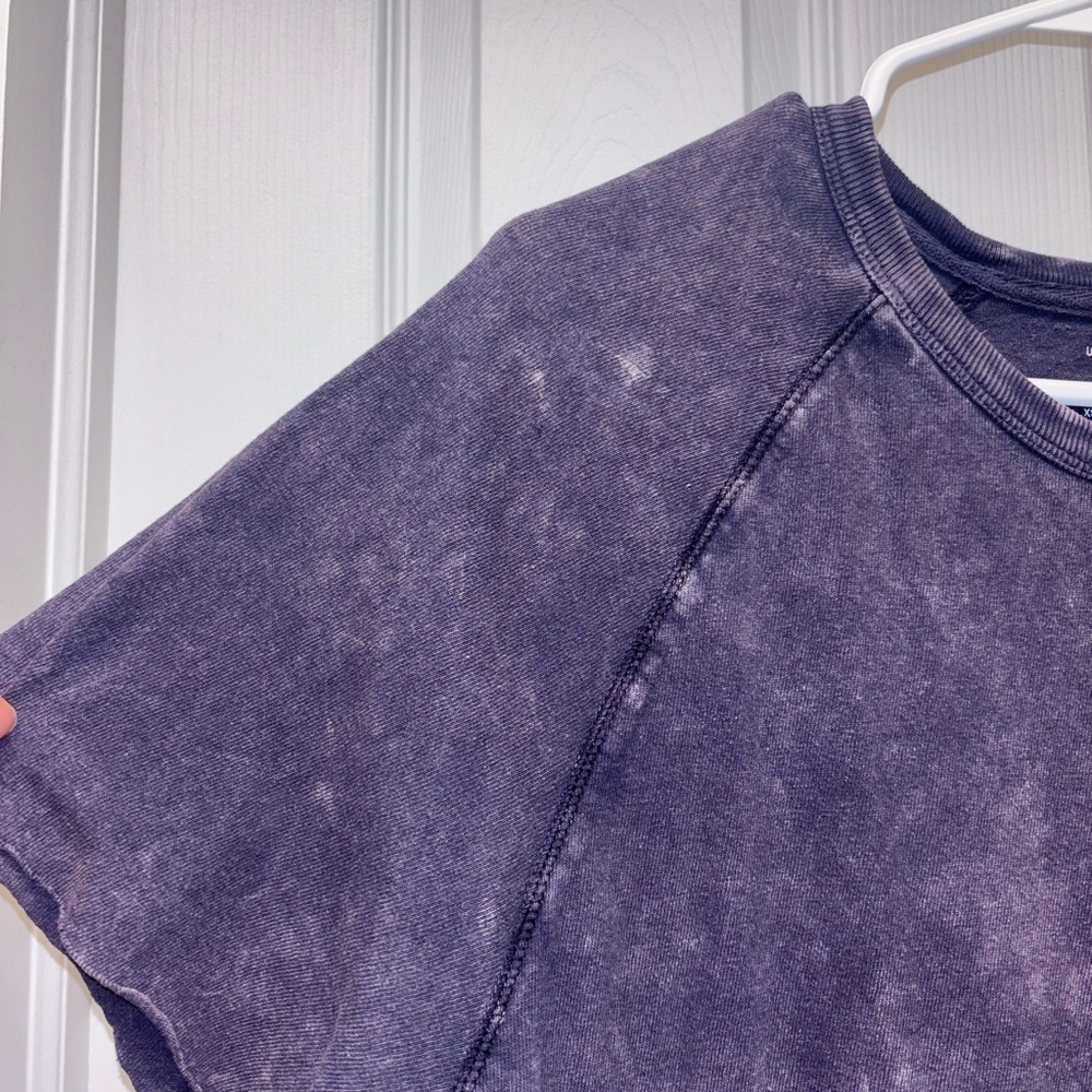 Urban Outfitters Washed Purple Short Sleeve Top | Size M - Picture 2 of 6